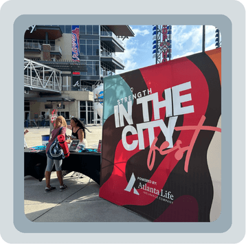 Strength in the City Fest at an Atlanta Life-sponsored wellness event
