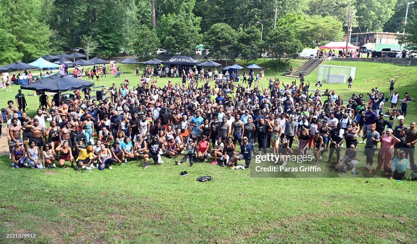 Atlanta Life Juneteenth wellness event participants